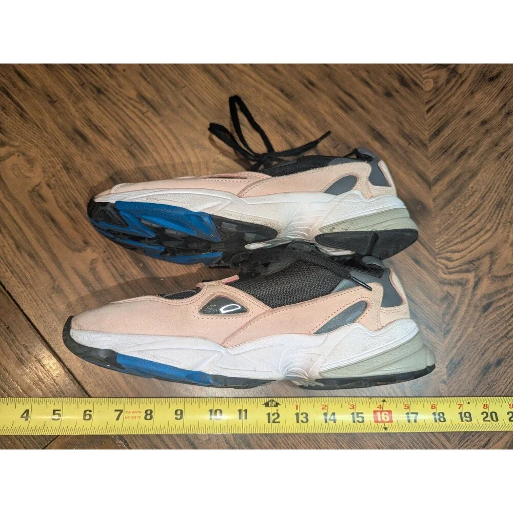 Adidas Falcon Black Pink Womens Size 8.5 Shoes Sneakers Art B93923